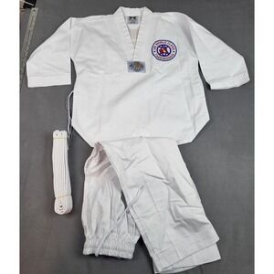 Best Martial‎ Arts Uniform Set Kids 0 140cm White Martial Arts Dobok Lightweight